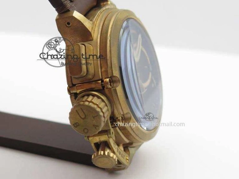 U-51 Chimera Bronzo 1:1 Best Edition Brown Dial On Brown Leather Strap A Comfortable 9798