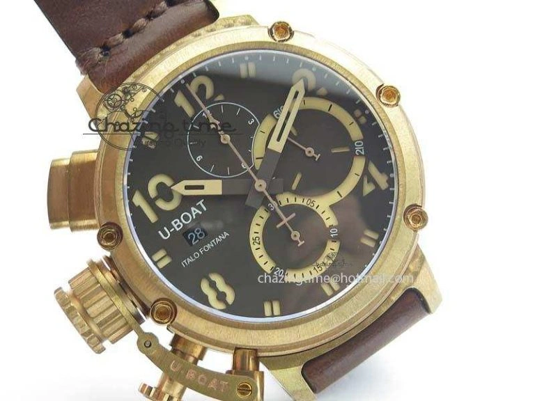 U-51 Chimera Bronzo 1:1 Best Edition Brown Dial On Brown Leather Strap A Comfortable 9798