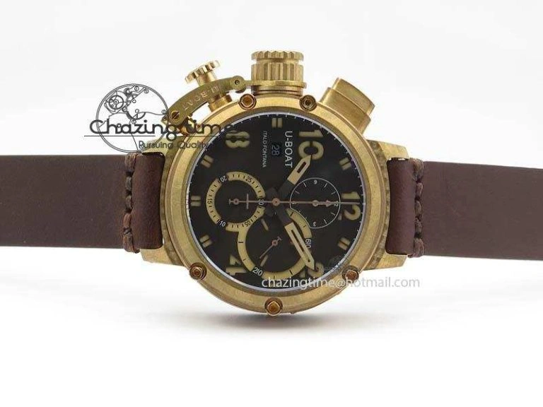 U-51 Chimera Bronzo 1:1 Best Edition Brown Dial On Brown Leather Strap A Comfortable 9798