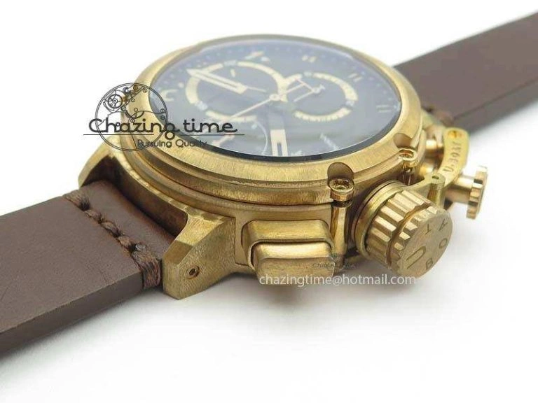 U-51 Chimera Bronzo 1:1 Best Edition Brown Dial On Brown Leather Strap A Comfortable 9798