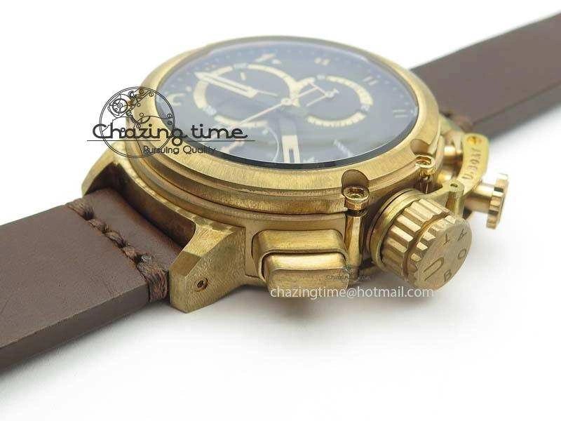 U-51 Chimera Bronzo 1:1 Best Edition Brown Dial On Brown Leather Strap A Comfortable 9798