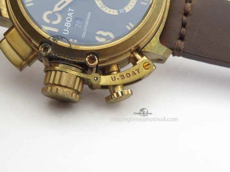 U-51 Chimera Bronzo 1:1 Best Edition Brown Dial On Brown Leather Strap A Comfortable 9798