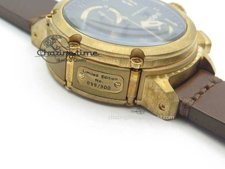 U-51 Chimera Bronzo 1:1 Best Edition Brown Dial On Brown Leather Strap A Comfortable 9798