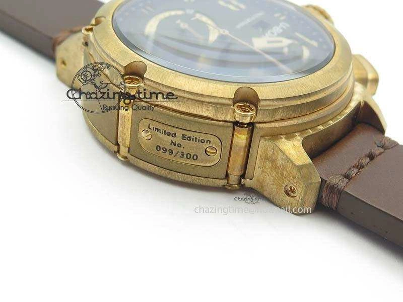U-51 Chimera Bronzo 1:1 Best Edition Brown Dial On Brown Leather Strap A Comfortable 9798