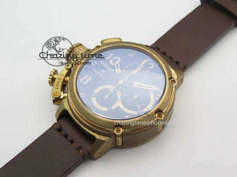 U-51 Chimera Bronzo 1:1 Best Edition Brown Dial On Brown Leather Strap A Comfortable 9798