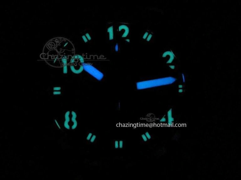 U-51 Chimera Watch Limited Edition Black Dial on Black Leather Strap A FastDry 9802