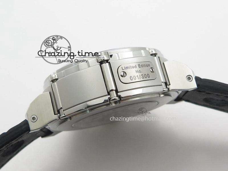 U-51 Chimera Watch Limited Edition Black Dial on Black Leather Strap A FastDry 9802