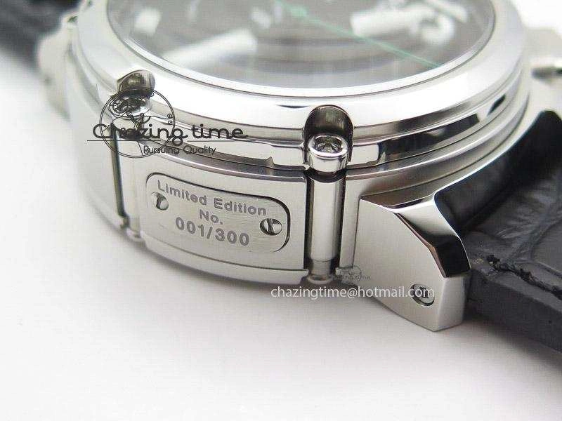U-51 Chimera Watch Limited Edition Black Dial on Black Leather Strap A FastDry 9802