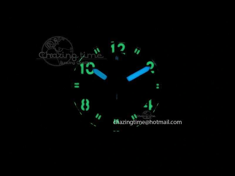 Compact U-51 Chimera Watch Limited Edition SS YG Black Dial on Black Leather Strap A 9800