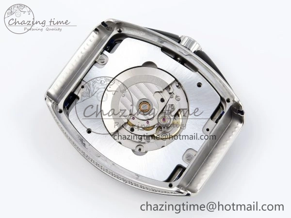 Contemporary VANGUARD SS BLACK FULL DIAMONDS ABF BEST EDITION DIAMONDS BLUE DIAL ON DIAMONDS BRACELET A 6506