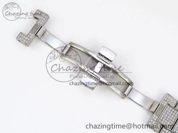 VANGUARD SS BLUE FULL DIAMONDS ABF BEST EDITION DIAMONDS BLUE DIAL ON DIAMONDS BRACELET A Durable 6511