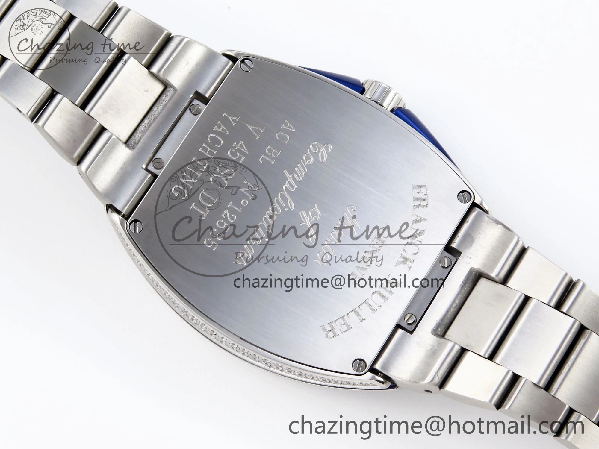 VANGUARD SS BLUE FULL DIAMONDS ABF BEST EDITION DIAMONDS BLUE DIAL ON DIAMONDS BRACELET A Durable 6511