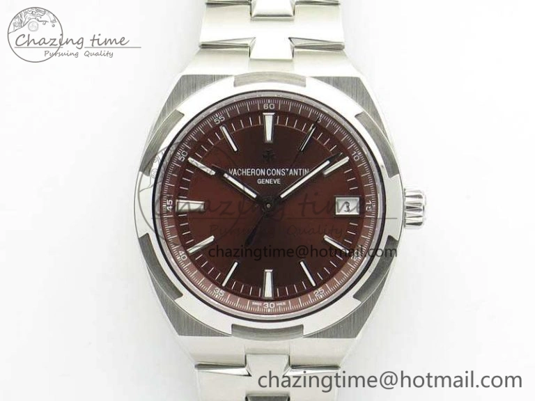 EasyCare VC RG UT Best Edition White Dial Diamond Markers On Brown Leather Strap 10008