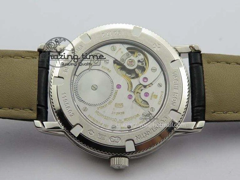 VC Sec@6 SS UT Best Edition Gray Dial Sticks Markers On Black Leather Strap Bold 10000