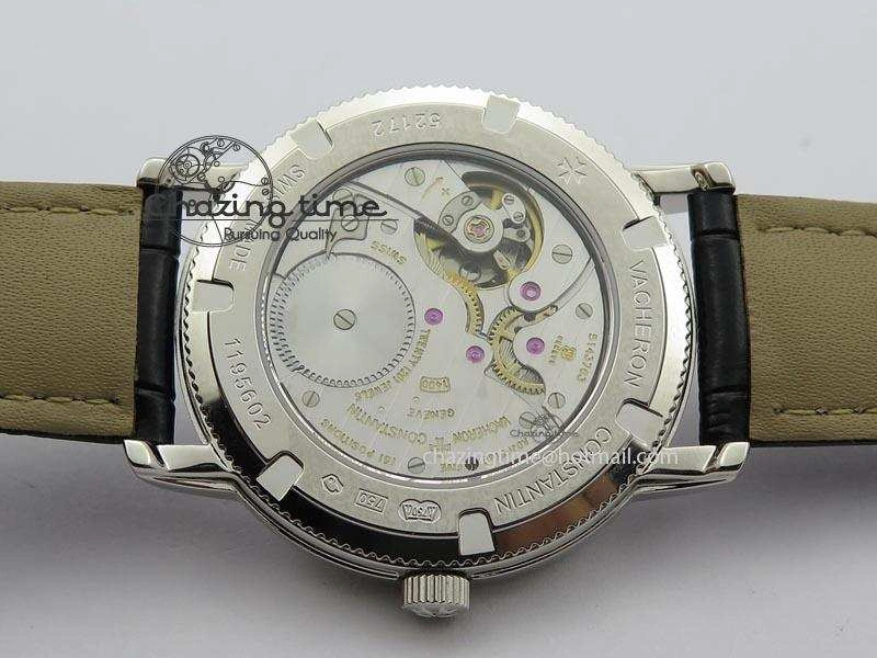 VC Sec@6 SS UT Best Edition Gray Dial Sticks Markers On Black Leather Strap Bold 10000