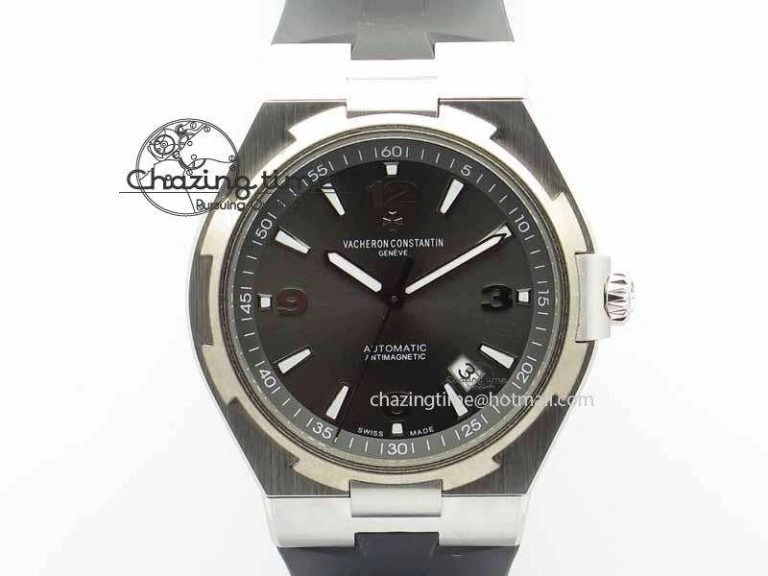 VC Sec@6 SS UT Best Edition Gray Dial Sticks Markers On Black Leather Strap Bold 10000
