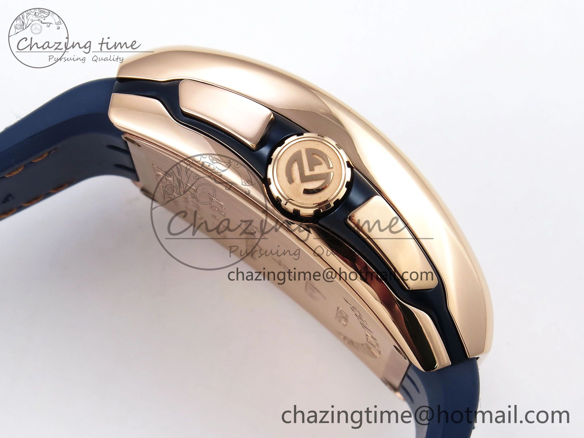 Vanguard Chrono RG ABF 1:1 Best Edition Blue Dial on Blue Nylon Strap A Compact 6502