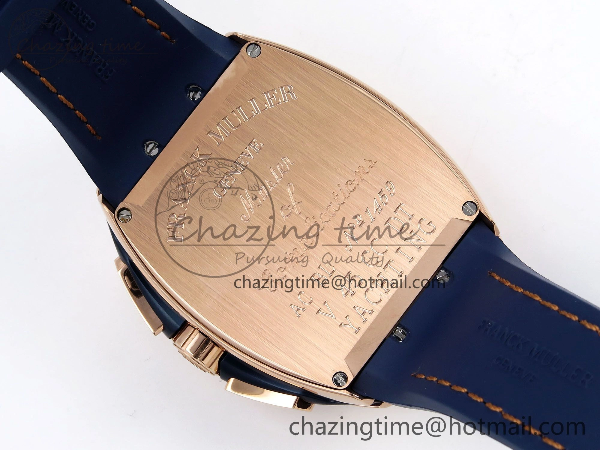 Vanguard Chrono RG ABF 1:1 Best Edition Blue Dial on Blue Nylon Strap A Compact 6502