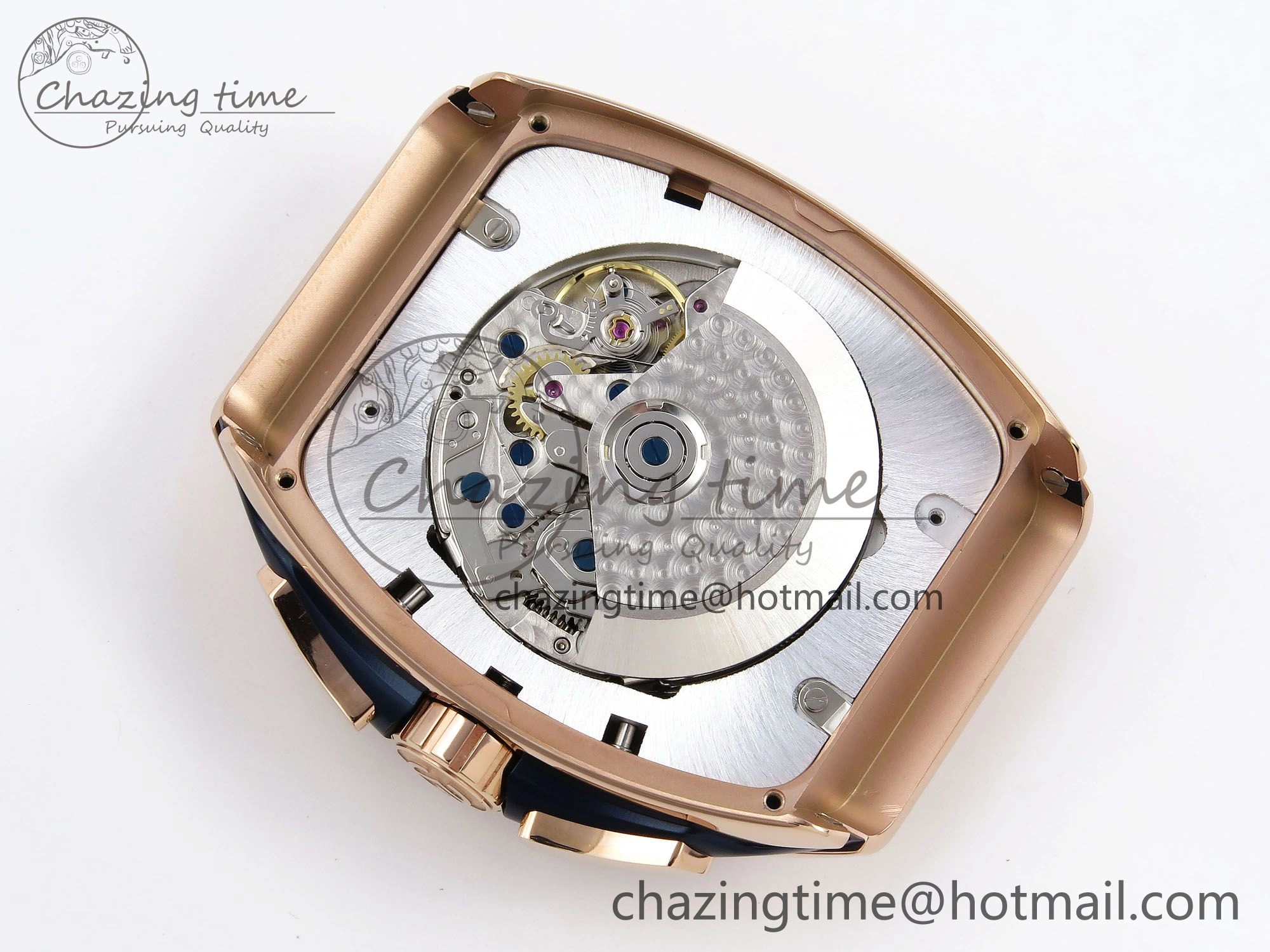 Vanguard Chrono RG ABF 1:1 Best Edition Blue Dial on Blue Nylon Strap A Compact 6502