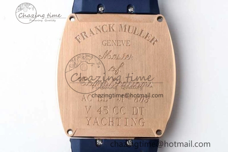 Affordable Vanguard Chrono RG ABF 1:1 Best Edition Diamonds Bezel Blue Textured Dial on Blue Nylon Strap A 6516