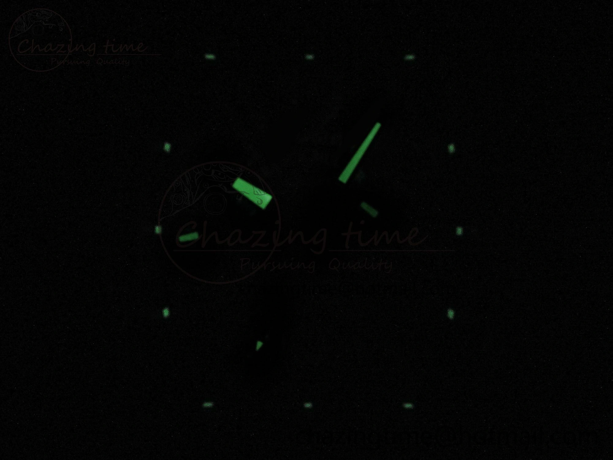 SoftTouch Vanguard Chrono RG Diamonds ABF 1:1 Best Edition Black Dial on Black Leather Strap A 6499