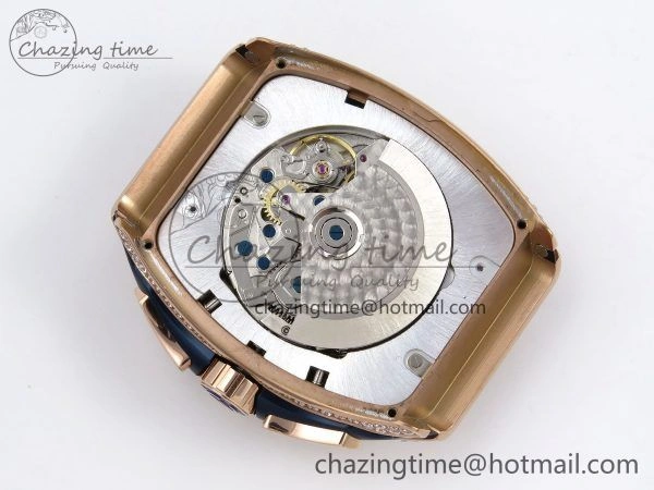 Vanguard Chrono RG Diamonds ABF 1:1 Best Edition Blue Dial on Blue Nylon Strap A Affordable 6501