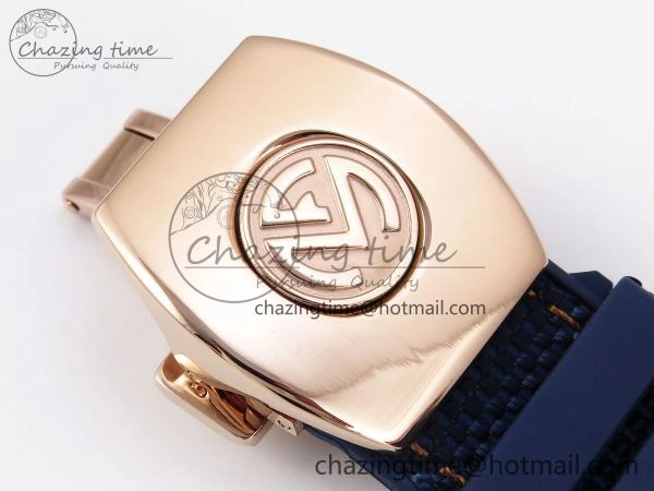 Vanguard Chrono RG Diamonds ABF 1:1 Best Edition Blue Dial on Blue Nylon Strap A Affordable 6501