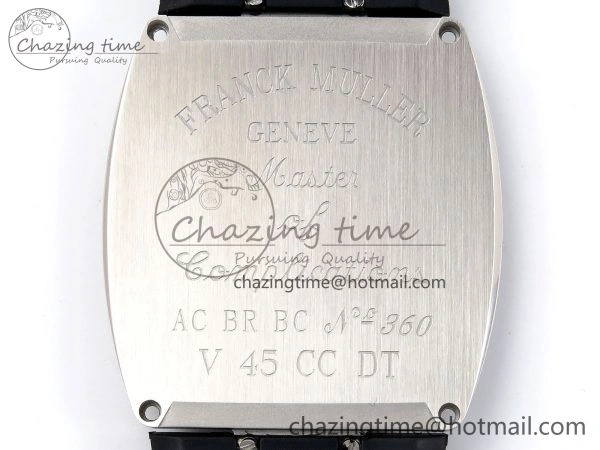 Attractive Vanguard Chrono SS ABF 1:1 Best Edition Black Dial Full Diamonds on Black Leather Strap A 6497