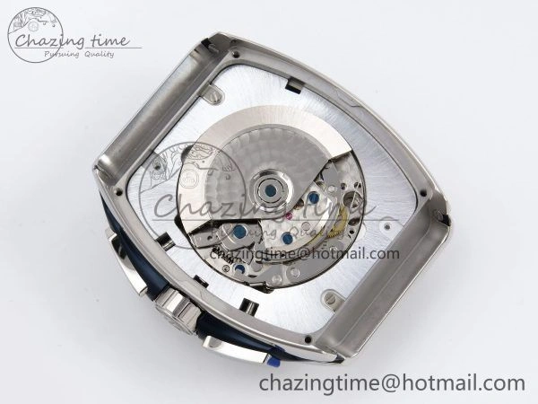 Vanguard Chrono SS ABF 1:1 Best Edition Blue Dial on Blue Leather Strap A Trendsetting 6505