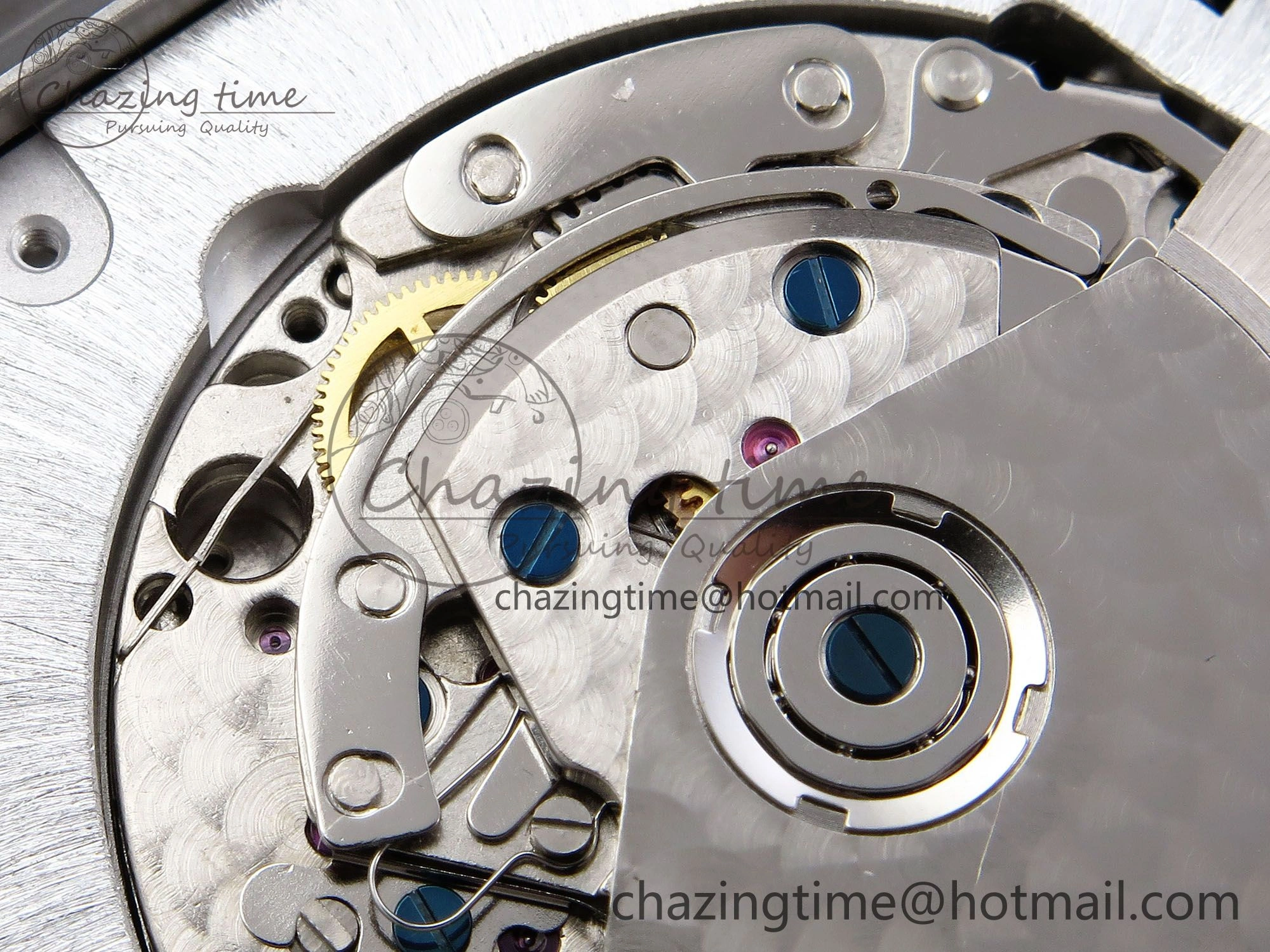 Vanguard Chrono SS ABF 1:1 Best Edition Blue Dial on Blue Leather Strap A Trendsetting 6505
