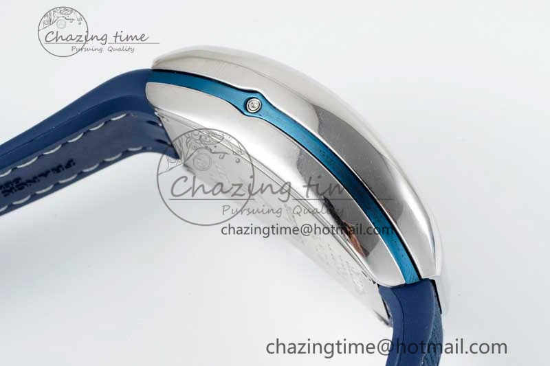 Practical Vanguard Chrono SS ABF 1:1 Best Edition Blue Textured Dial on Blue Nylon Strap A 6515