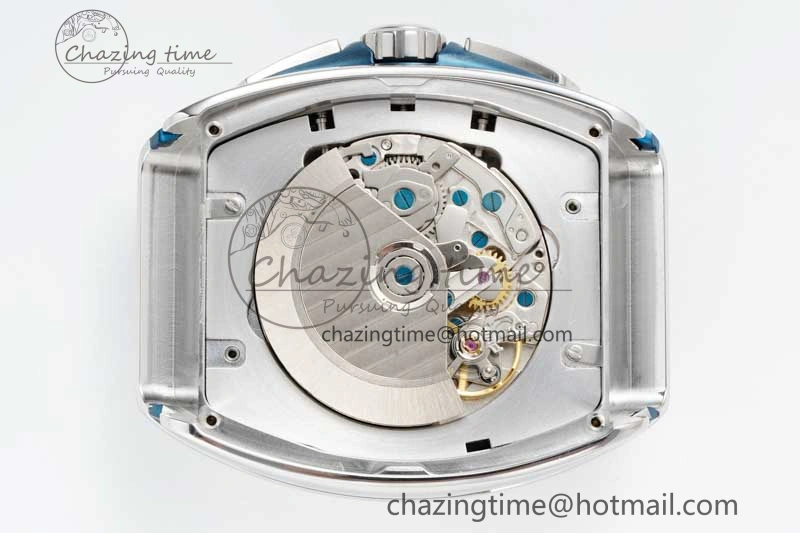 Practical Vanguard Chrono SS ABF 1:1 Best Edition Blue Textured Dial on Blue Nylon Strap A 6515