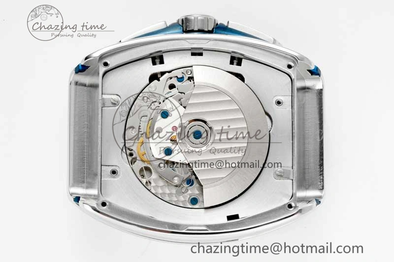 Practical Vanguard Chrono SS ABF 1:1 Best Edition Blue Textured Dial on Blue Nylon Strap A 6515