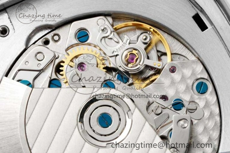 Practical Vanguard Chrono SS ABF 1:1 Best Edition Blue Textured Dial on Blue Nylon Strap A 6515