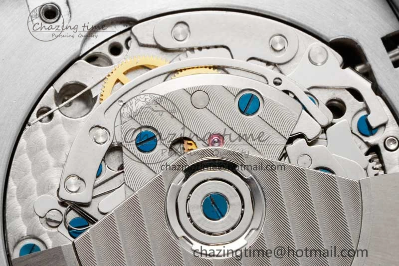 Practical Vanguard Chrono SS ABF 1:1 Best Edition Blue Textured Dial on Blue Nylon Strap A 6515