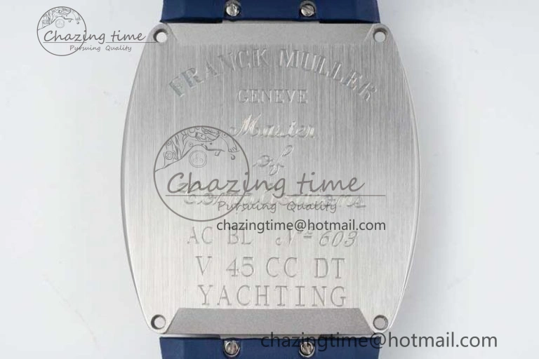 Practical Vanguard Chrono SS ABF 1:1 Best Edition Blue Textured Dial on Blue Nylon Strap A 6515