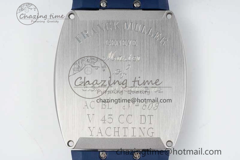 Practical Vanguard Chrono SS ABF 1:1 Best Edition Blue Textured Dial on Blue Nylon Strap A 6515