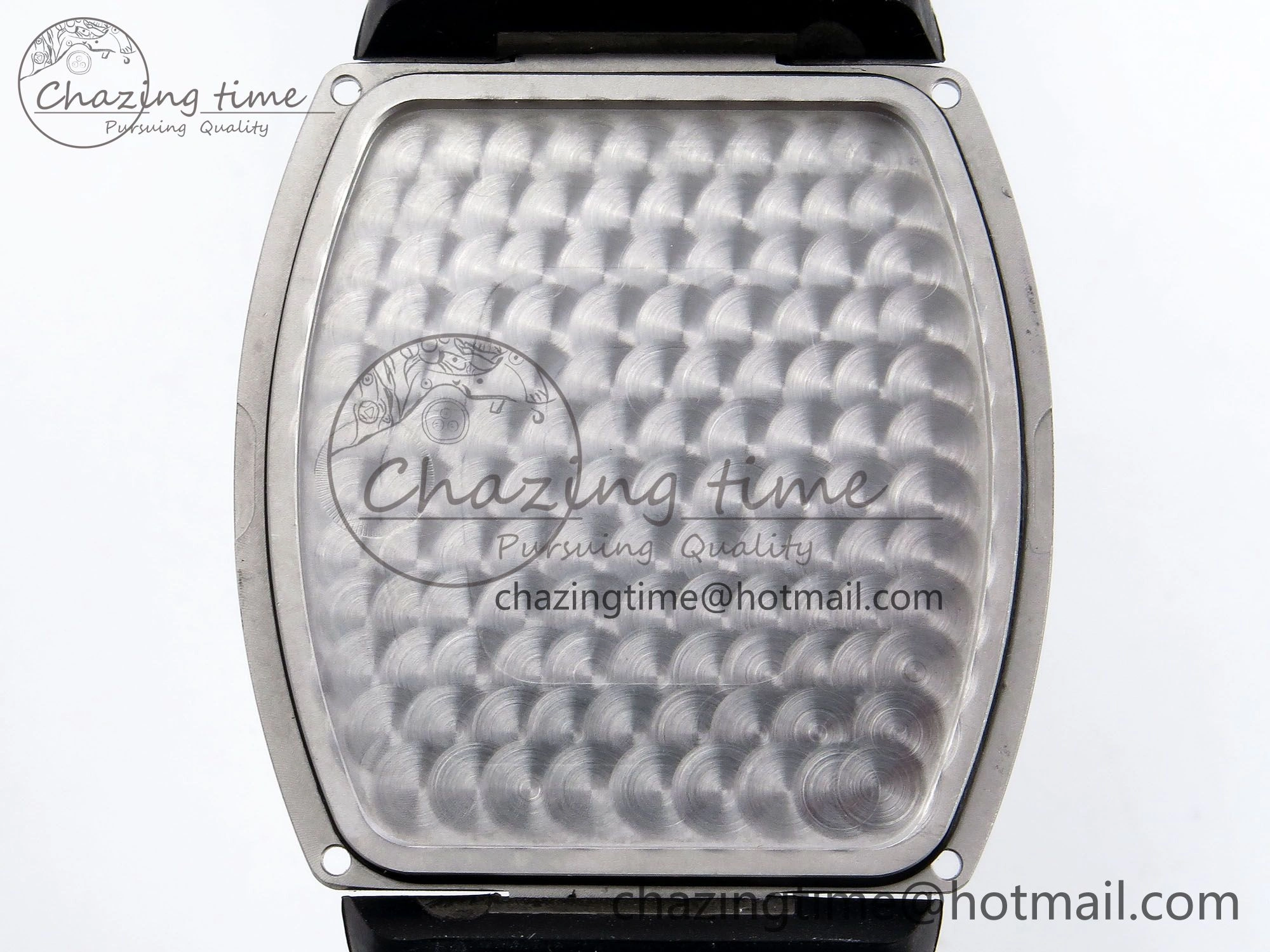 Vanguard Chrono SS Diamonds ABF 1:1 Best Edition Black Dial on Black Leather Strap A Minimalist 6498