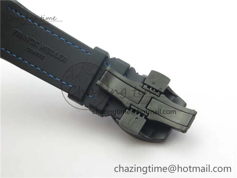 WellDesigned Vanguard Racing Carbon TWF Best Edition Blue Skeleton Dial on Black Rubber Strap NH35A 6561