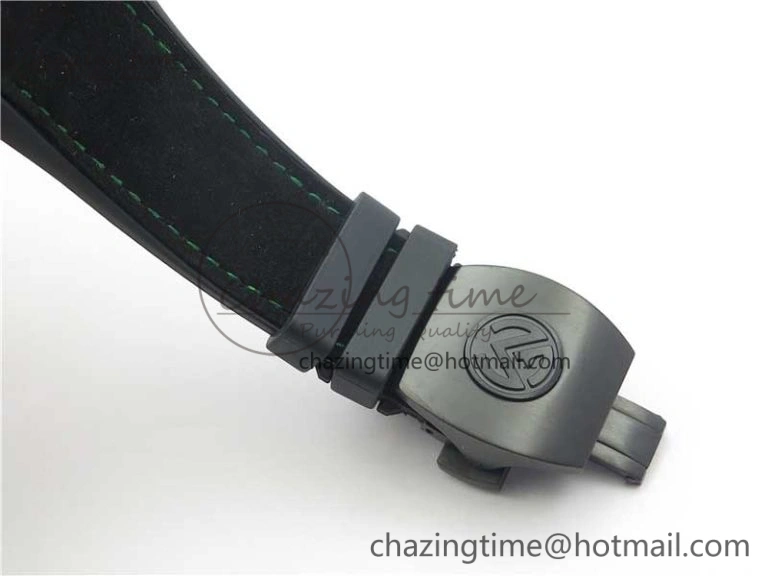 FashionForward Vanguard Racing Carbon TWF Best Edition Green Skeleton Dial on Black Rubber Strap NH35A 6559
