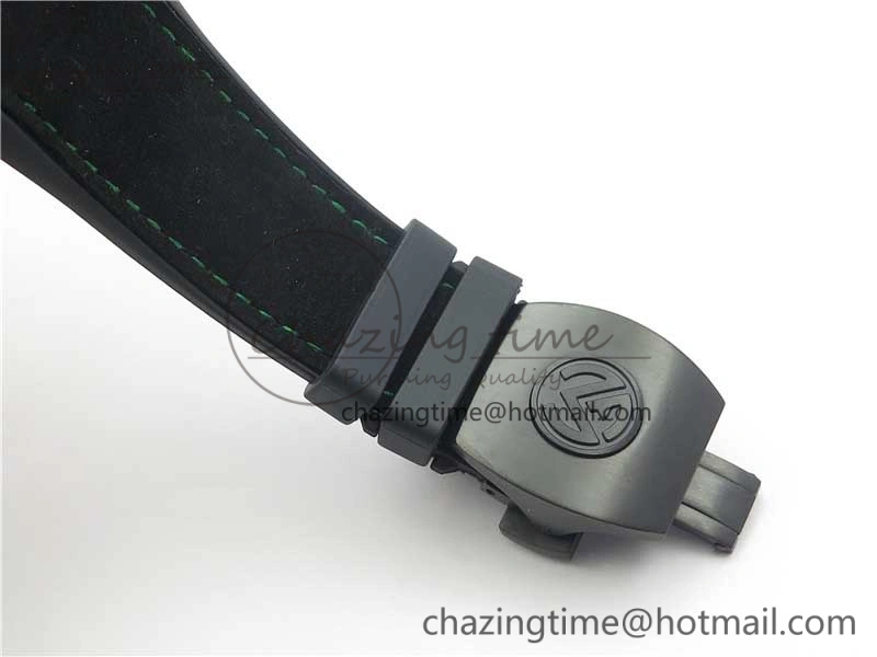 FashionForward Vanguard Racing Carbon TWF Best Edition Green Skeleton Dial on Black Rubber Strap NH35A 6559