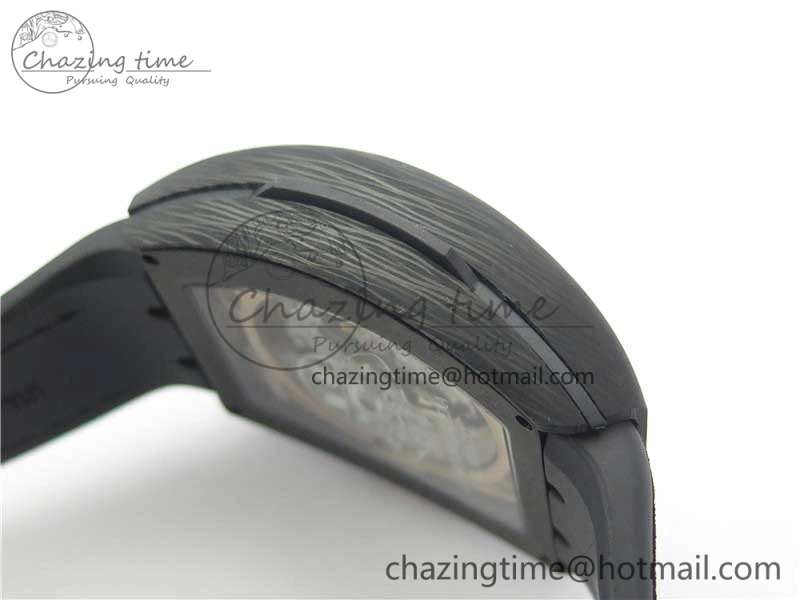 Attractive Vanguard Racing Carbon TWF Best Edition Red Skeleton Dial on Black Rubber Strap NH35A 6560