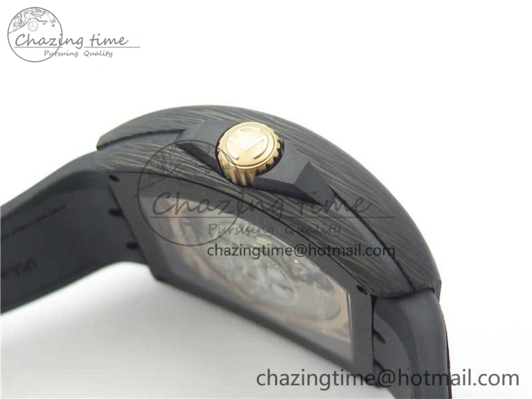 Attractive Vanguard Racing Carbon TWF Best Edition Red Skeleton Dial on Black Rubber Strap NH35A 6560