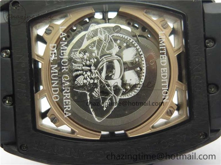 Attractive Vanguard Racing Carbon TWF Best Edition Red Skeleton Dial on Black Rubber Strap NH35A 6560