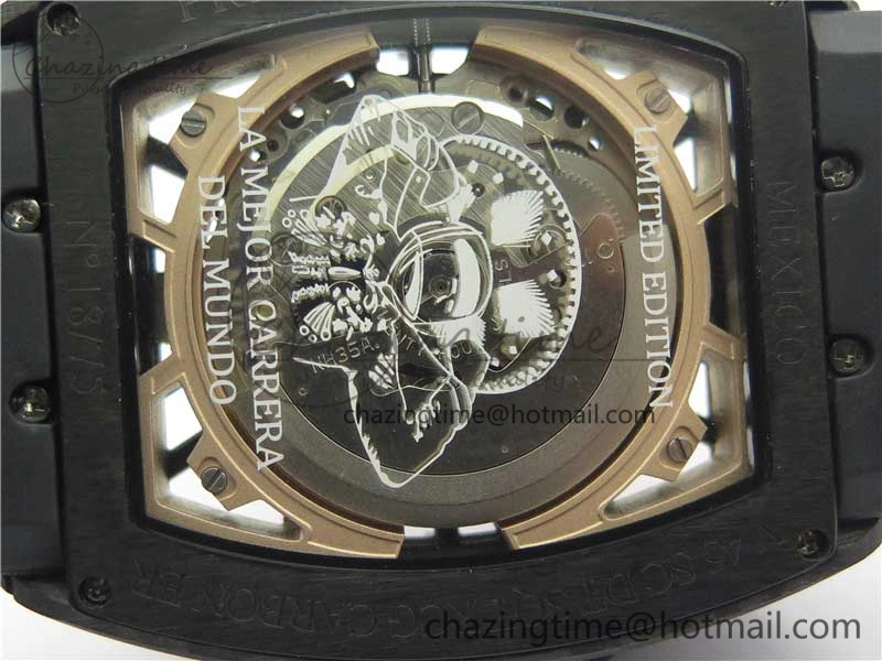 Attractive Vanguard Racing Carbon TWF Best Edition Red Skeleton Dial on Black Rubber Strap NH35A 6560