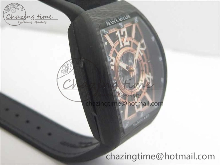 Attractive Vanguard Racing Carbon TWF Best Edition Red Skeleton Dial on Black Rubber Strap NH35A 6560