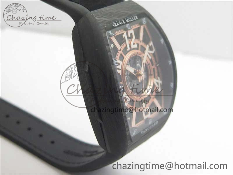 Attractive Vanguard Racing Carbon TWF Best Edition Red Skeleton Dial on Black Rubber Strap NH35A 6560