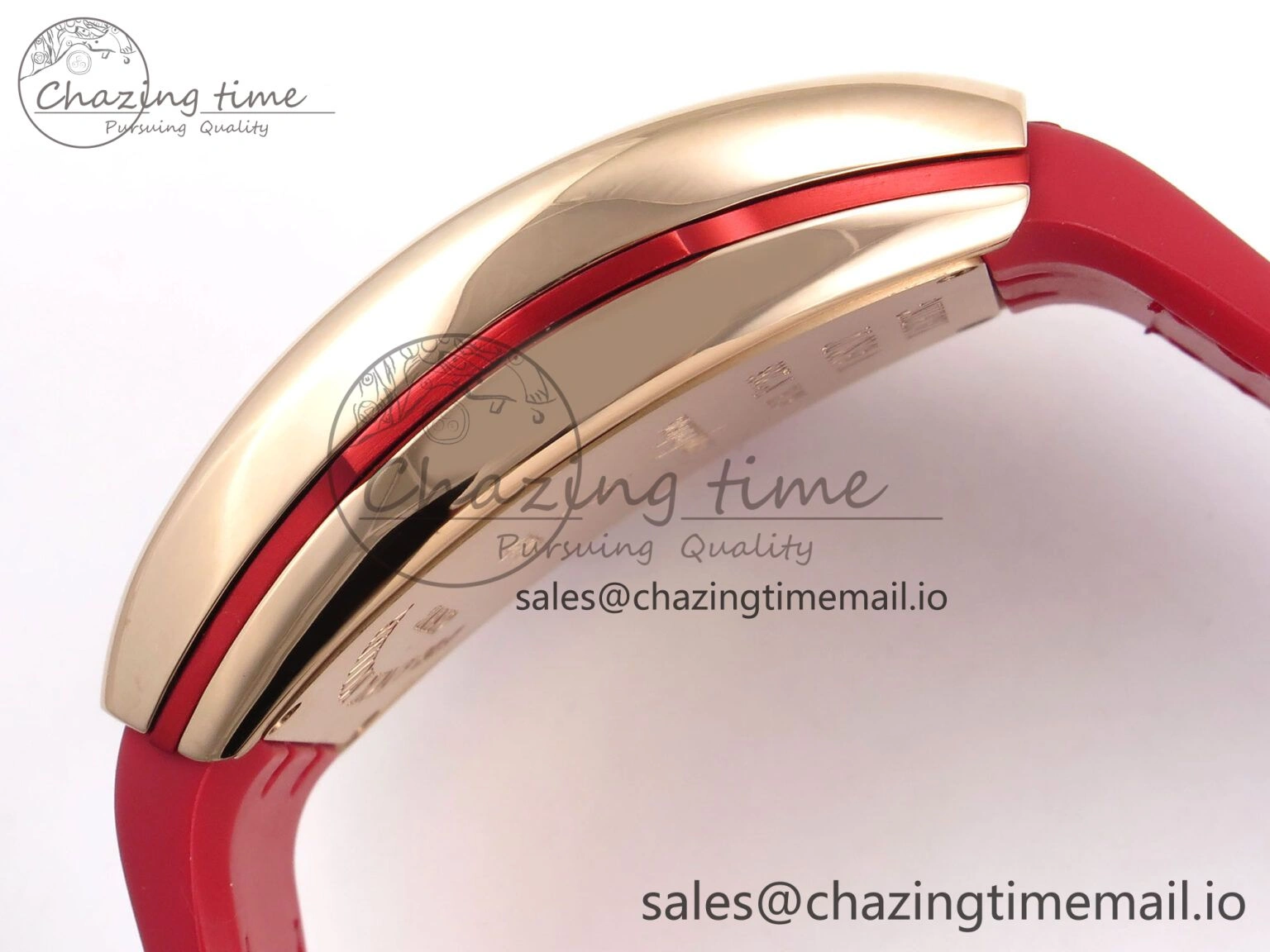 Affordable Vanguard Racing Montenegro RG ABF Best Edition Red Dial on Red Leather Strap A 6487