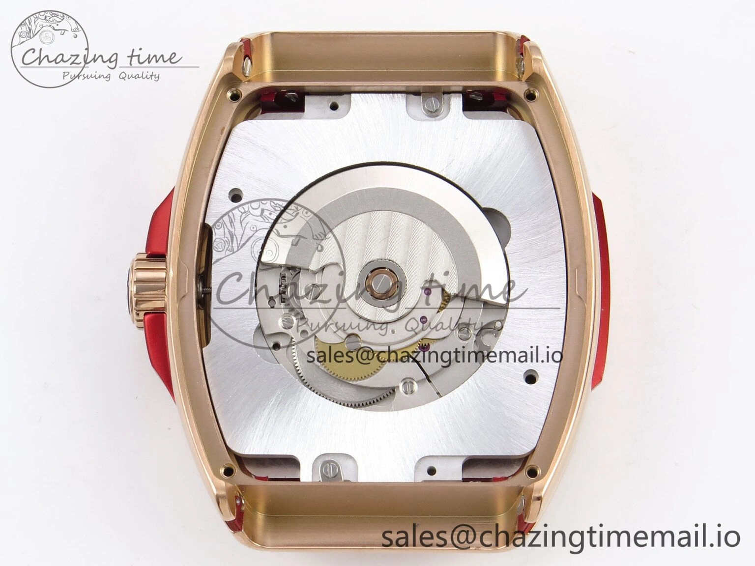 Affordable Vanguard Racing Montenegro RG ABF Best Edition Red Dial on Red Leather Strap A 6487