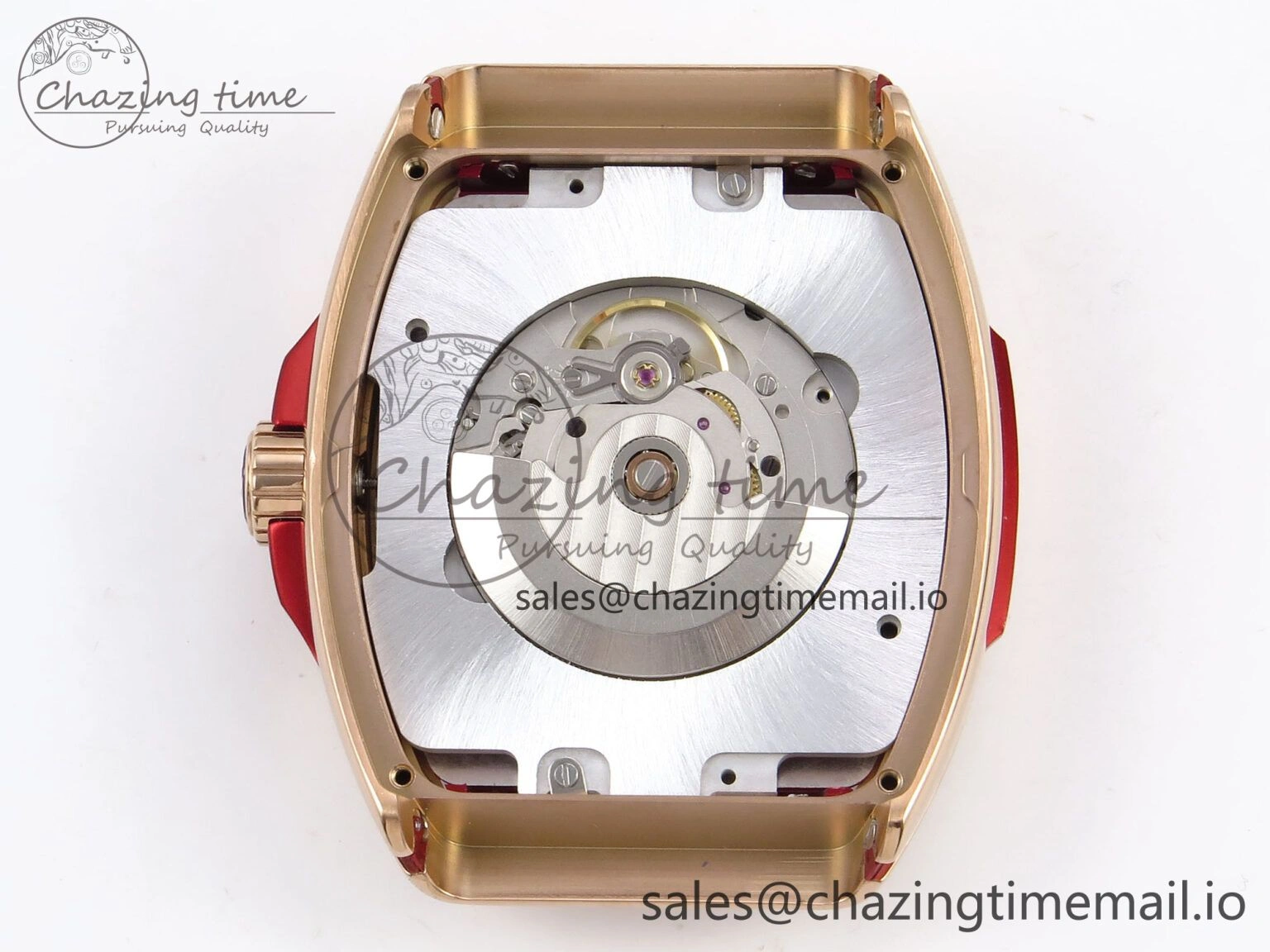 Affordable Vanguard Racing Montenegro RG ABF Best Edition Red Dial on Red Leather Strap A 6487